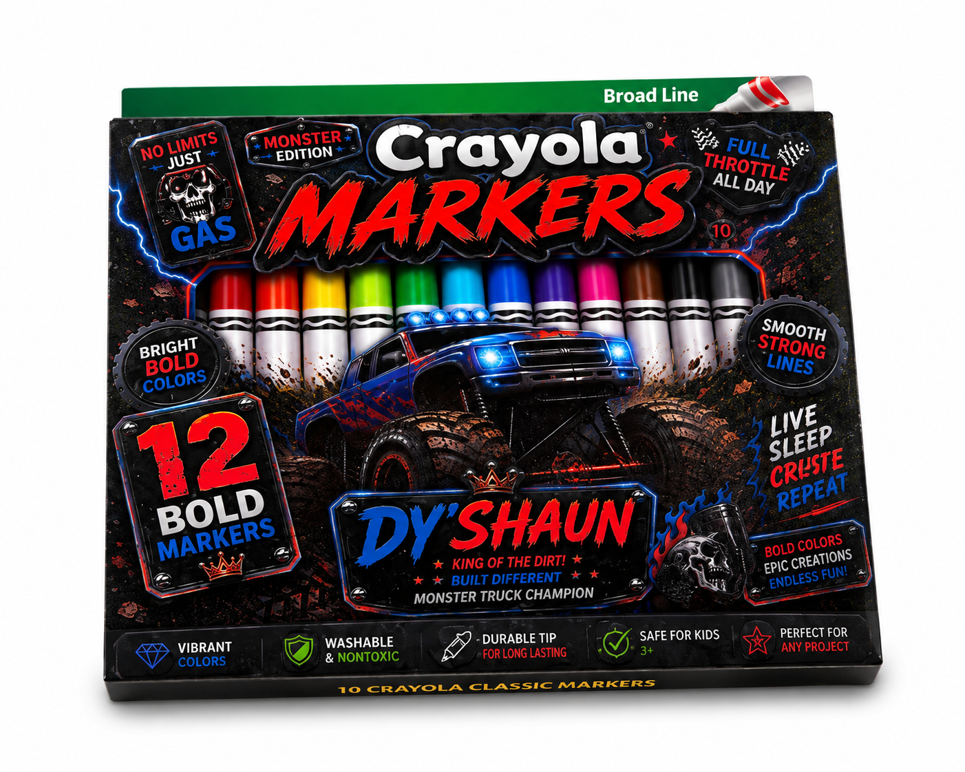Personalized Marker Box