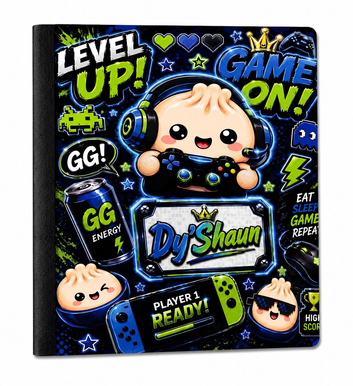 Personalizaed Composition Notebook label