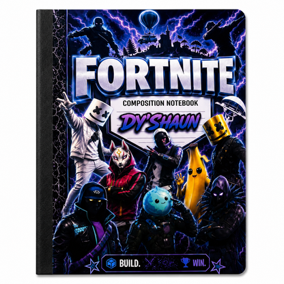 Personalizaed Composition Notebook label