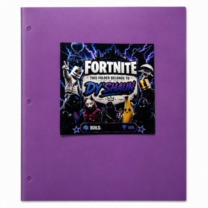 Personalized Folder
