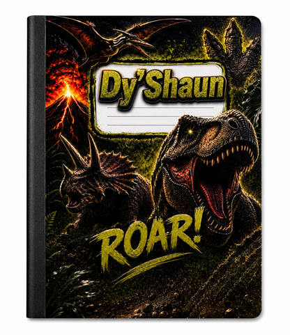 Personalizaed Composition Notebook label