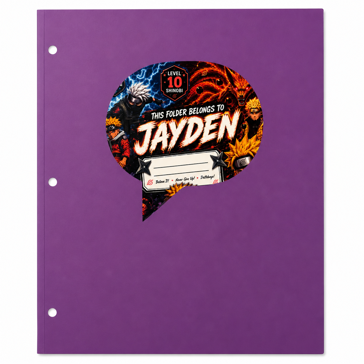Personalized Folder