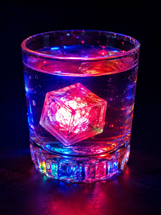 Custom Personalized Light-Up Ice Cube — Any Holiday or Occasion