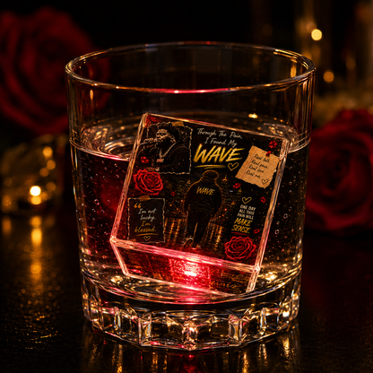 Custom Personalized Light-Up Ice Cube — Any Holiday or Occasion